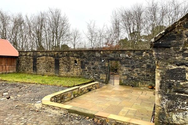 Mill cottage garden patio