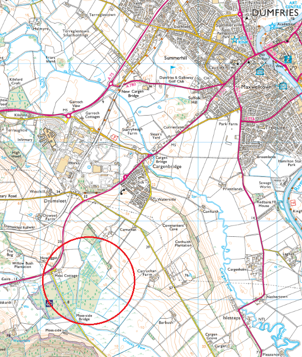 East Dalskairth Location Plan